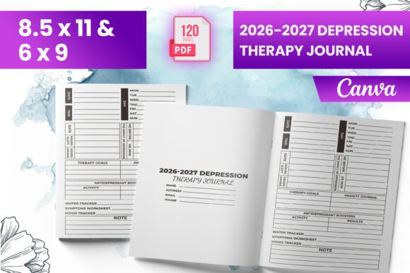 Download 2026-2027 Depression Therapy Journal KDP - Depression therapy journal Collection
