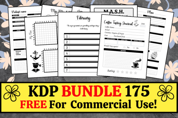 Download KDP Bundle Pack 175 Templates + Extras - Pack Collection