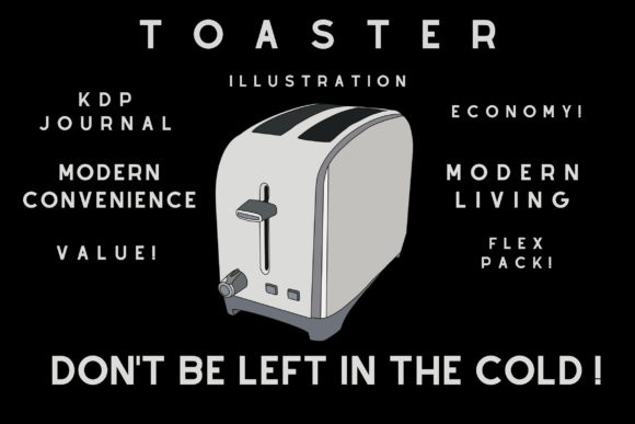 Download Toaster Illustration KDP Journal Pack - Pack Collection
