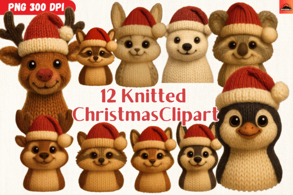 Download Ultimate Knitted Christmas Animal Png - Ultimate Collection