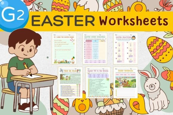 Download Grade 2 Easter Fun Worksheet Pack - Pack Collection
