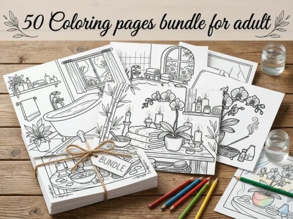 Download 50 Relaxing Spa Coloring Pages for Adult - Coloring pages Collection