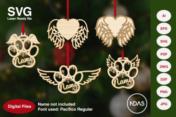 Download Angel Wings Christmas Tree Bundle Pack - Pack Collection