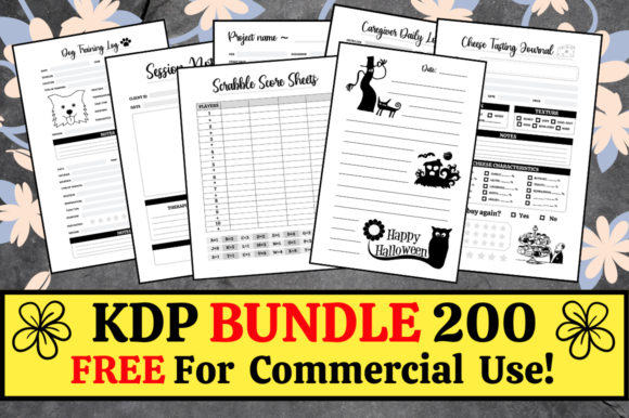 Download KDP Bundle Pack 200 Templates + Extras - Pack Collection