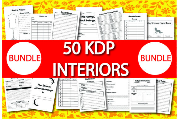 Download Bundle Pack 50 KDP Interiors - Pack Collection